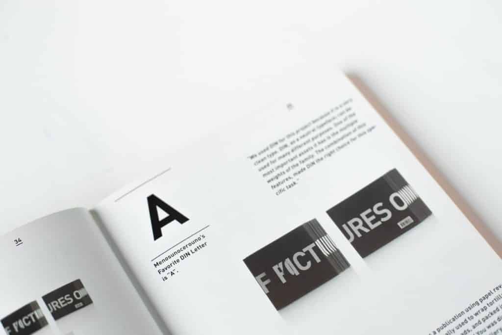 Customized Font in Branding Book
